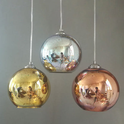 Nowoczesna Lampa Wisząca Kula 3D Efekt Fajerwerków