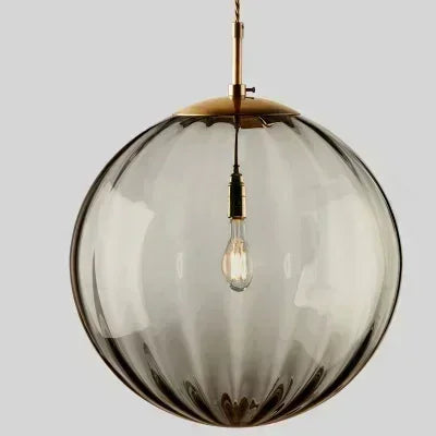 Nowoczesna Lampa Wisząca Kula Z Kloszem Szklanym