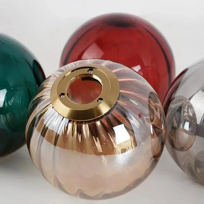 Nowoczesna Lampa Wisząca Kula Z Kloszem Szklanym
