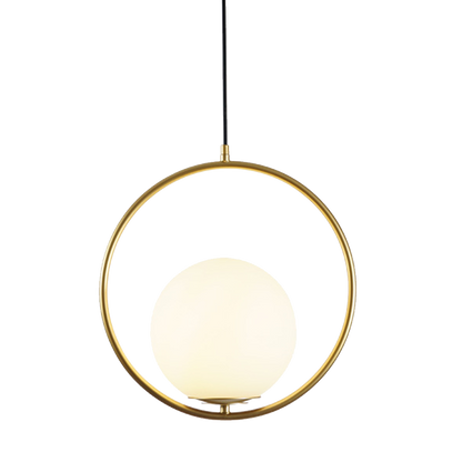 Nowoczesna Lampa Wisząca LED Owalna Z Kloszem Kula