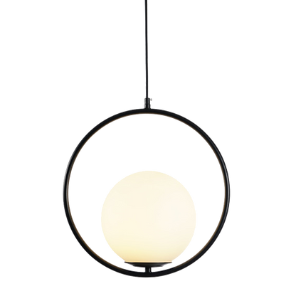 Nowoczesna Lampa Wisząca LED Owalna Z Kloszem Kula