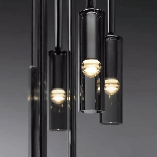 Nowoczesna Lampa Wisząca Z Kloszem Rura