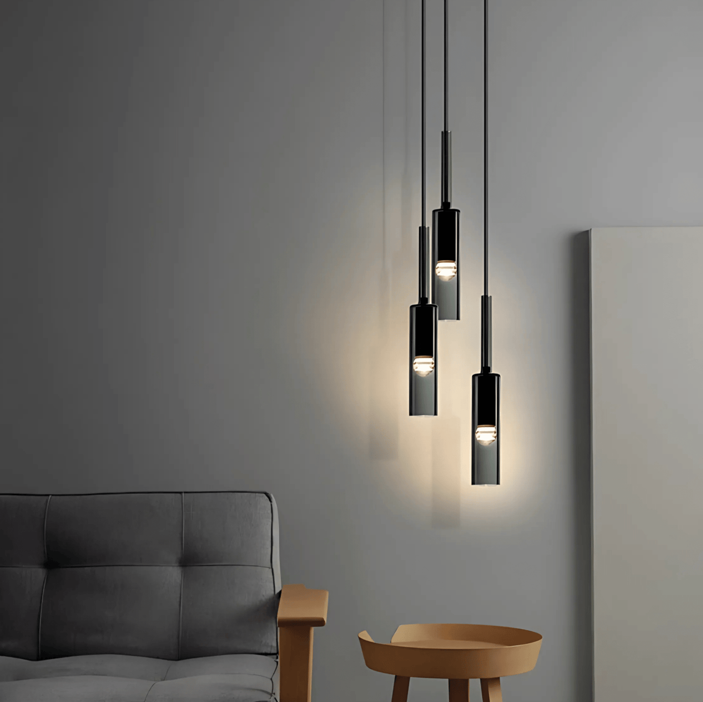 Nowoczesna Lampa Wisząca Z Kloszem Rura