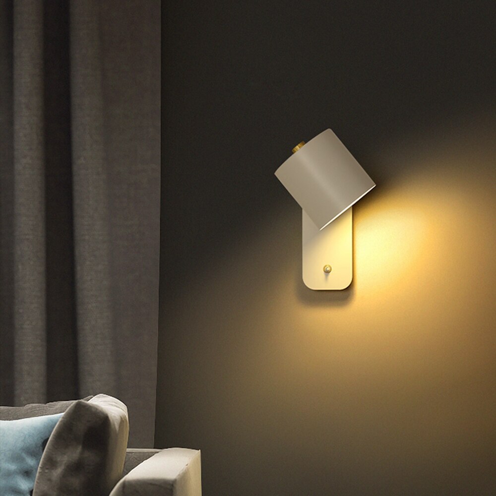 Nowoczesna Lampa Ścienna LED Punktowa Do Sypialni Do Salonu