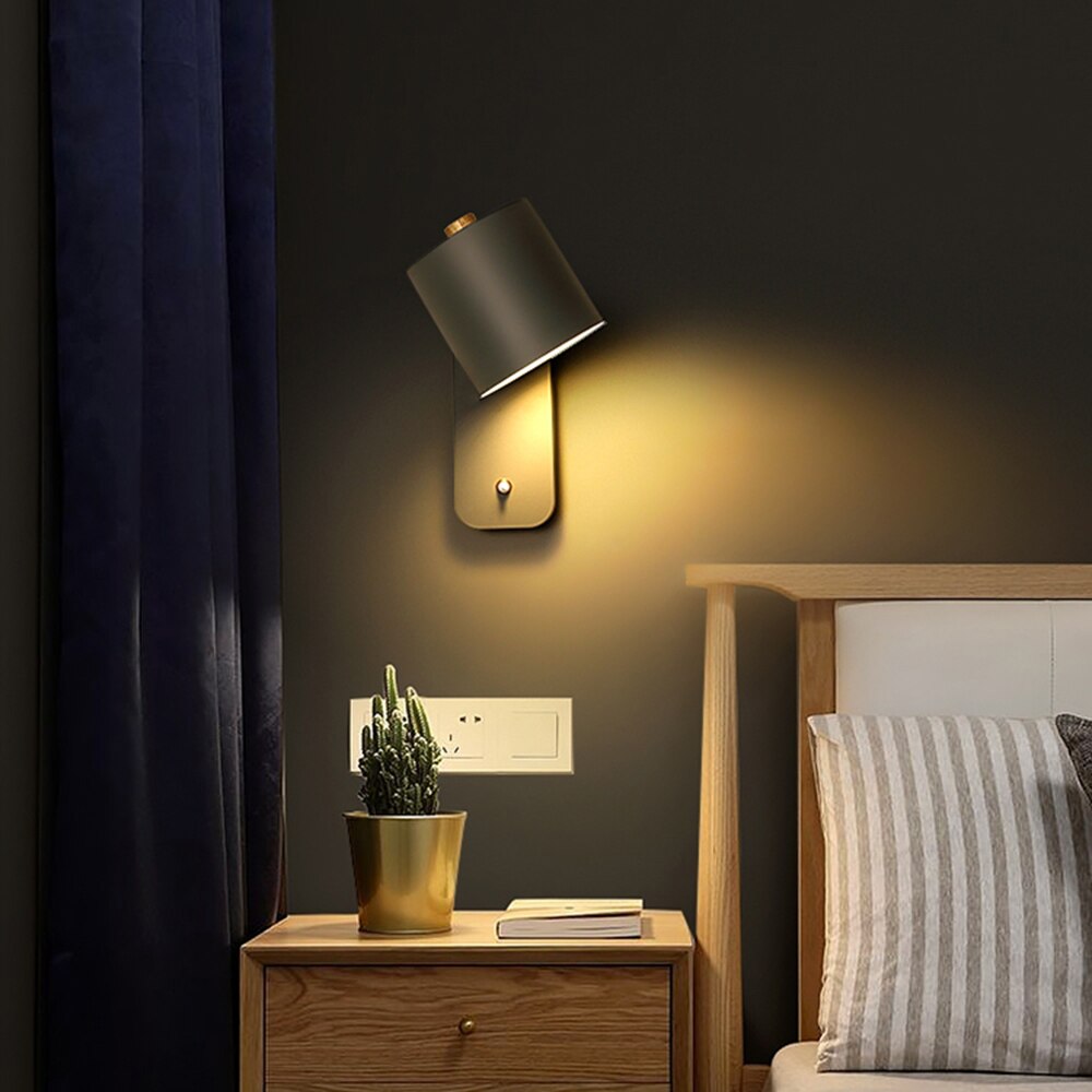 Nowoczesna Lampa Ścienna LED Punktowa Do Sypialni Do Salonu