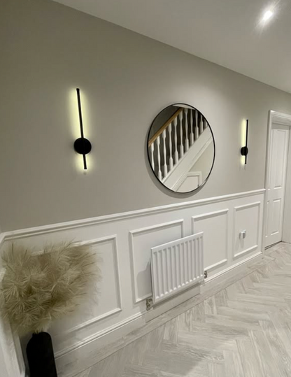 Nowoczesna Lampa Ścienna LED Smukła Pionowa Minimalistyczna