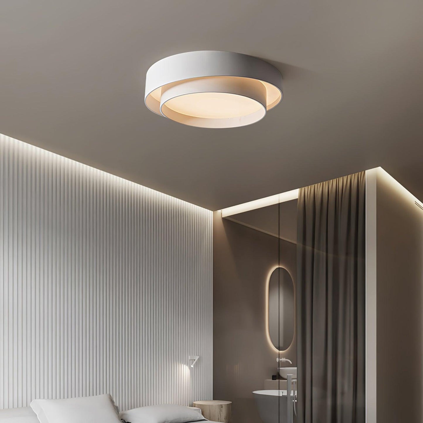 Nowoczesna Okrągła Lampa Sufitowa LED Halo