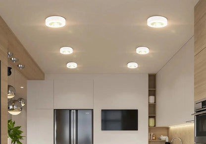 Nowoczesna Plafonowa Lampa Punktowa LED Cienka Natynkowa