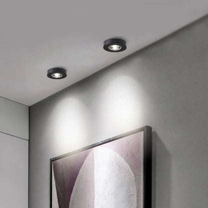 Nowoczesna Plafonowa Lampa Punktowa LED Cienka Natynkowa