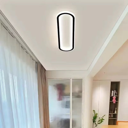 Nowoczesna Podłużna Lampa Sufitowa LED Plafon