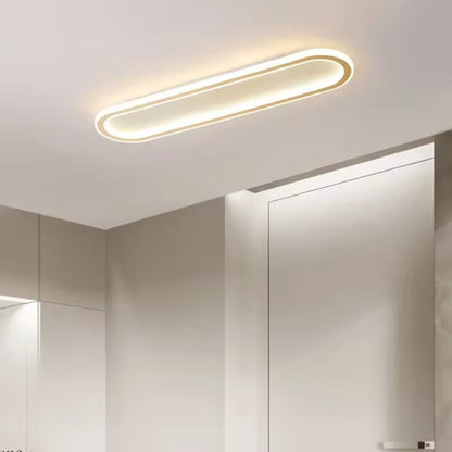 Nowoczesna Podłużna Lampa Sufitowa LED Plafon
