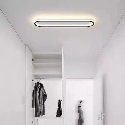 Nowoczesna Podłużna Lampa Sufitowa LED Plafon
