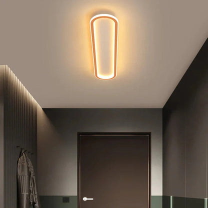 Nowoczesna Podłużna Lampa Sufitowa LED Plafon