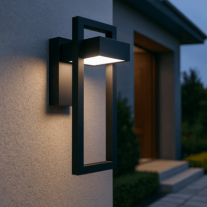 Nowoczesna Zewnętrzna Lampa Ścienna LED Ogrodowa Elewacyjna