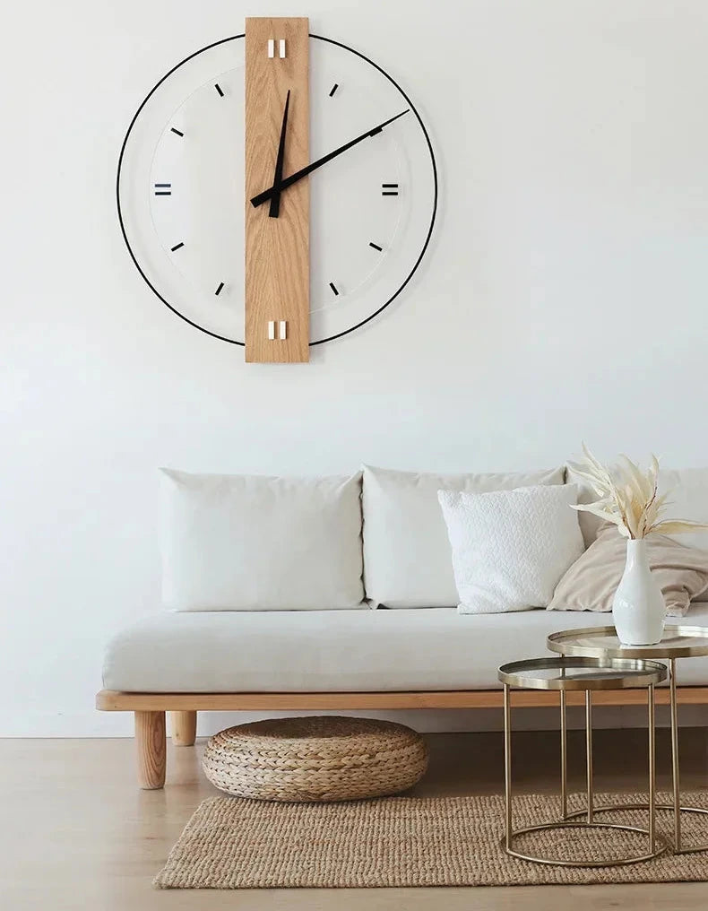 Nowoczesny Zegar Ścienny Minimalistyczny Design Dekoracyjny