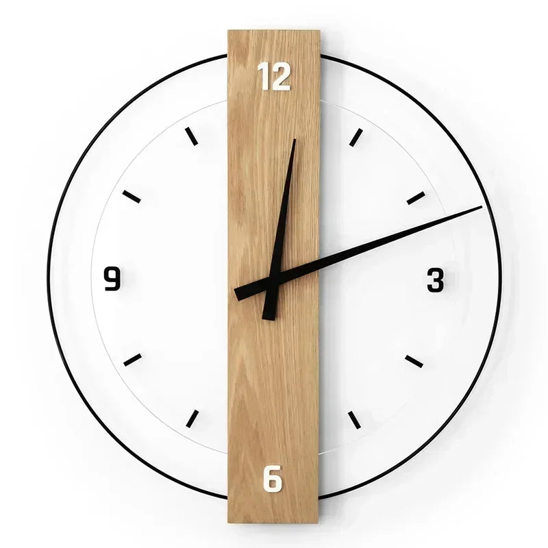 Nowoczesny Zegar Ścienny Minimalistyczny Design Dekoracyjny
