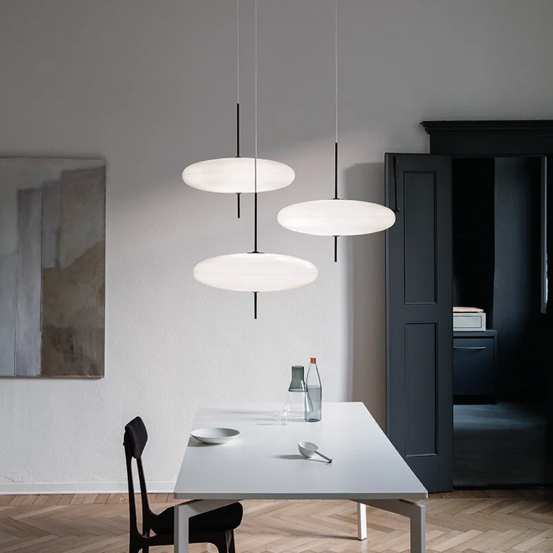 Owalna Lampa Wisząca Nowoczesny Projekt