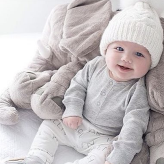 Poduszka Słonik Dla Niemowląt Pluszowa Przytulanka Do Drzemki