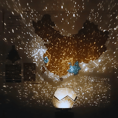 Projektor Gwiazd LED Galaxy Lampka Nocna Rzutnik Gwiaździstego Nieba