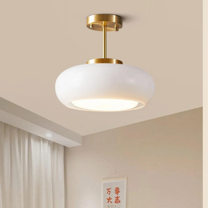 Skandynawska Lampa Wisząca Okrągła Nowoczesne Oświetlenie LED