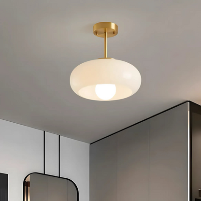 Skandynawska Lampa Wisząca Okrągła Nowoczesne Oświetlenie LED