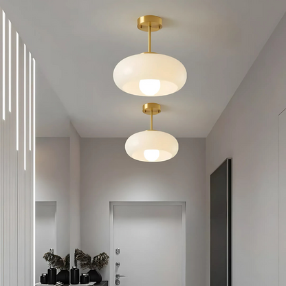 Skandynawska Lampa Wisząca Okrągła Nowoczesne Oświetlenie LED