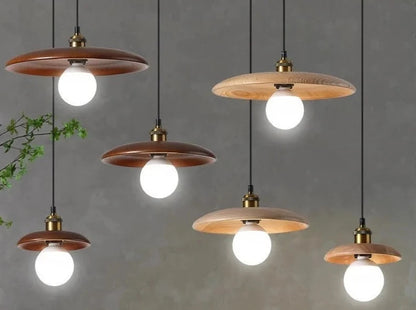 Skandynawska Lampa Wisząca Talerzowa LED Nowoczesne Oświetlenie