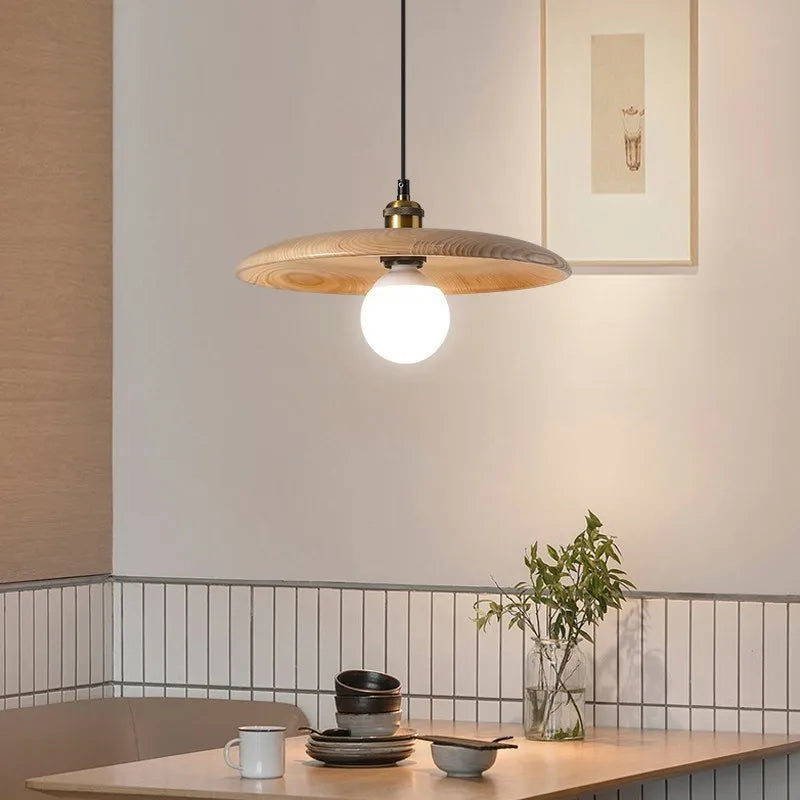 Skandynawska Lampa Wisząca Talerzowa LED Nowoczesne Oświetlenie