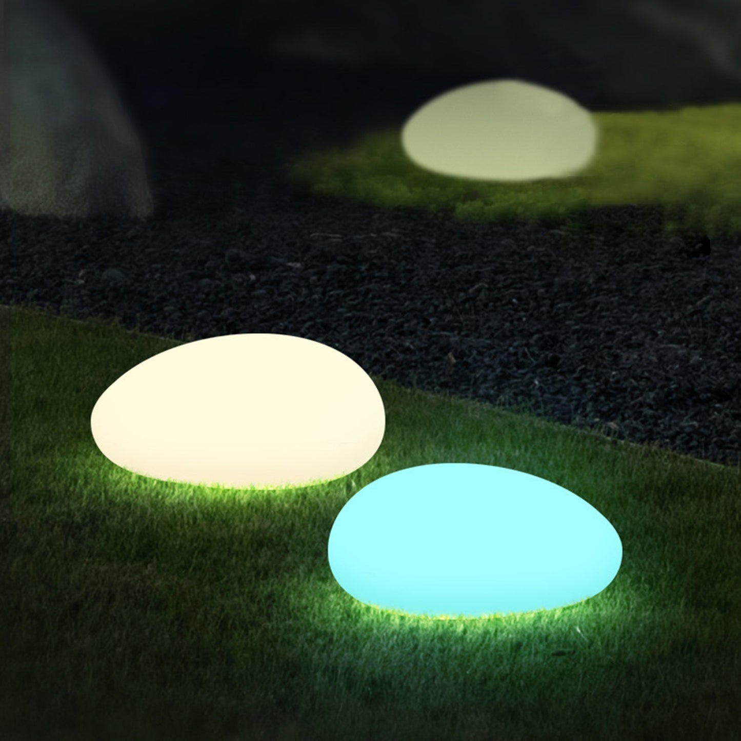 Solarna Lampka Ogrodowa LED W Kształcie Kamienia Dekoracyjne Oświetlenie