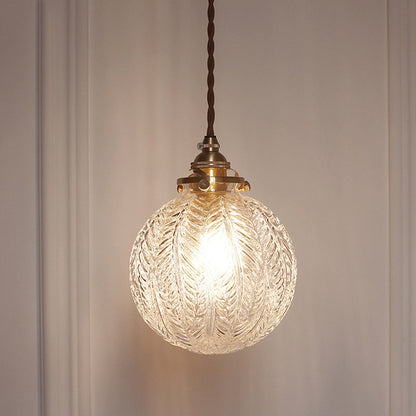 Wisząca Lampa Sufitowa Okrągła Kula Dekoracyjna