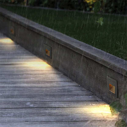 Zewnętrzna Lampa LED Ogrodowych Wpuszczana Oprawa Krokowa