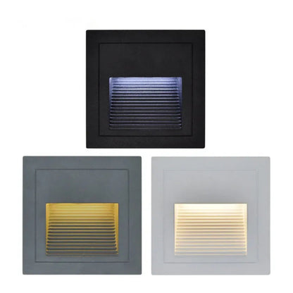 Zewnętrzna Lampa LED Ogrodowych Wpuszczana Oprawa Krokowa