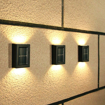 Zewnętrzna Lampa Ścienna Solarna LED Do Ogrodu Do Tarasu
