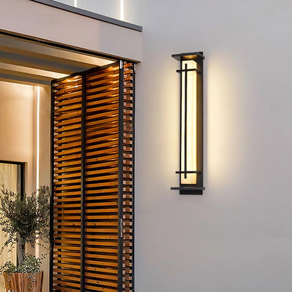 Zewnętrzny LED Nowoczesna Wodoodporna Lampa Ścienna