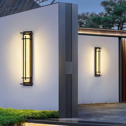 Zewnętrzny LED Nowoczesna Wodoodporna Lampa Ścienna