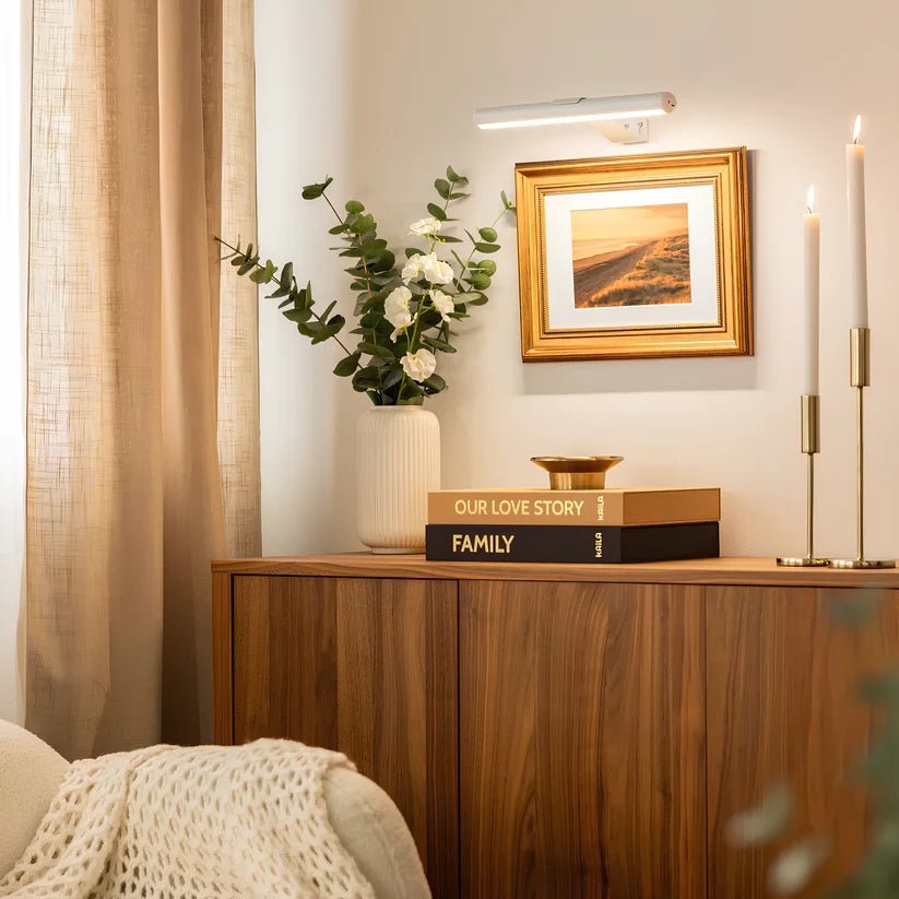 Bezprzewodowa Lampa Ścienna LED do Oświetlenia Obrazów Full