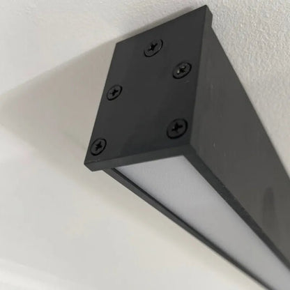 Czarna Liniowa Lampa Sufitowa i Ścienna LED Ściemnialna Full
