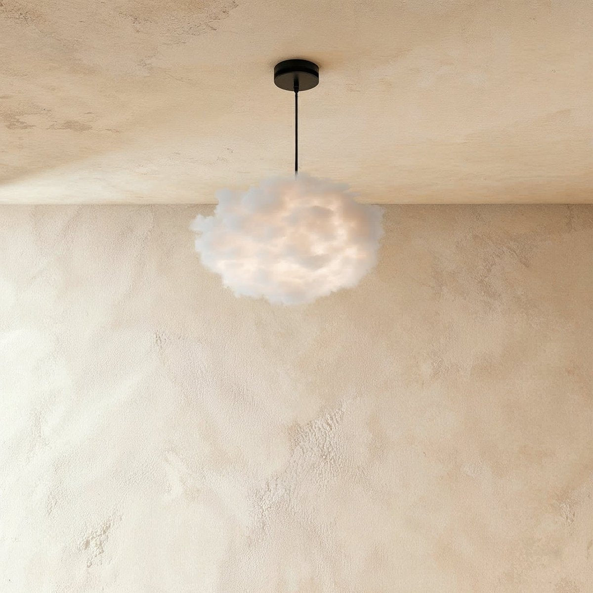 Dekoracyjna Bawełniana Lampa Wisząca w Kształcie Chmury Angle