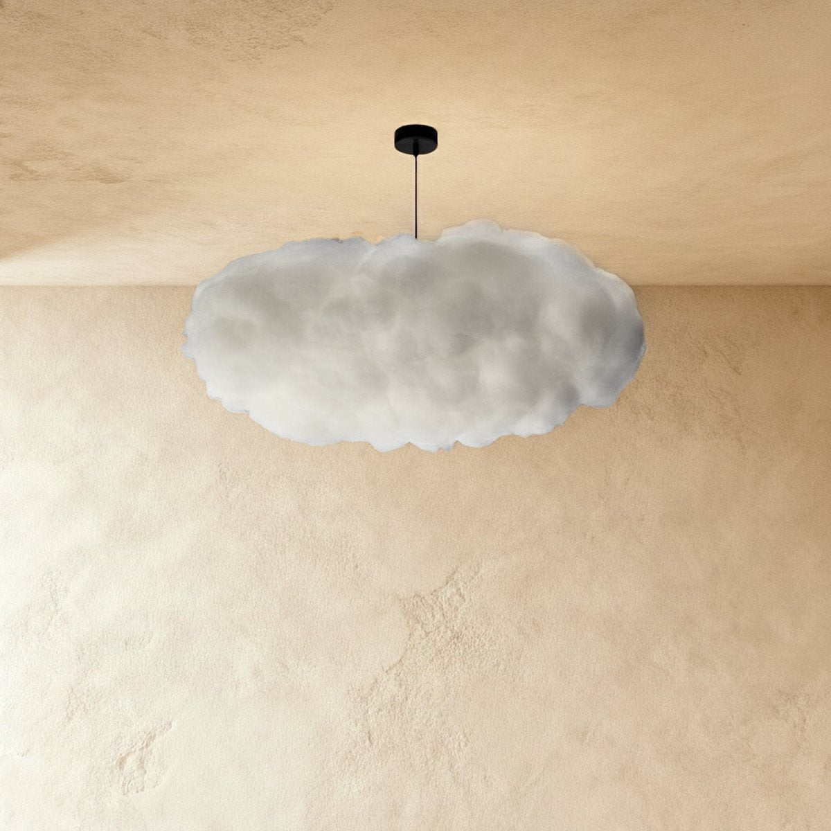 Dekoracyjna Bawełniana Lampa Wisząca w Kształcie Chmury Detail