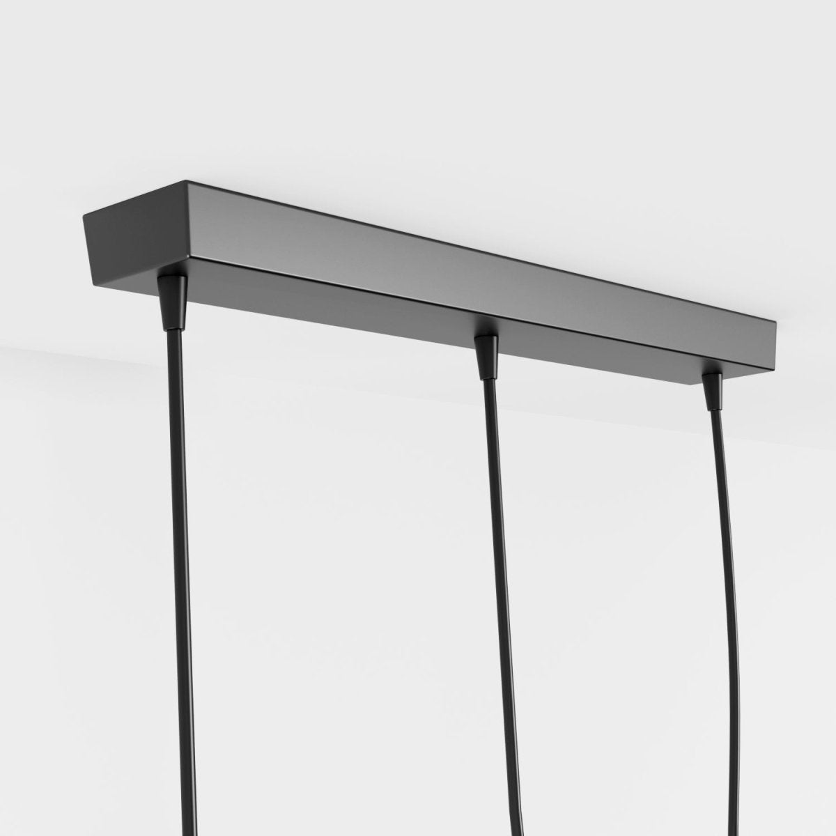 Industrialna Metalowa Lampa Wisząca Zwisająca Czarna Matowa Angle