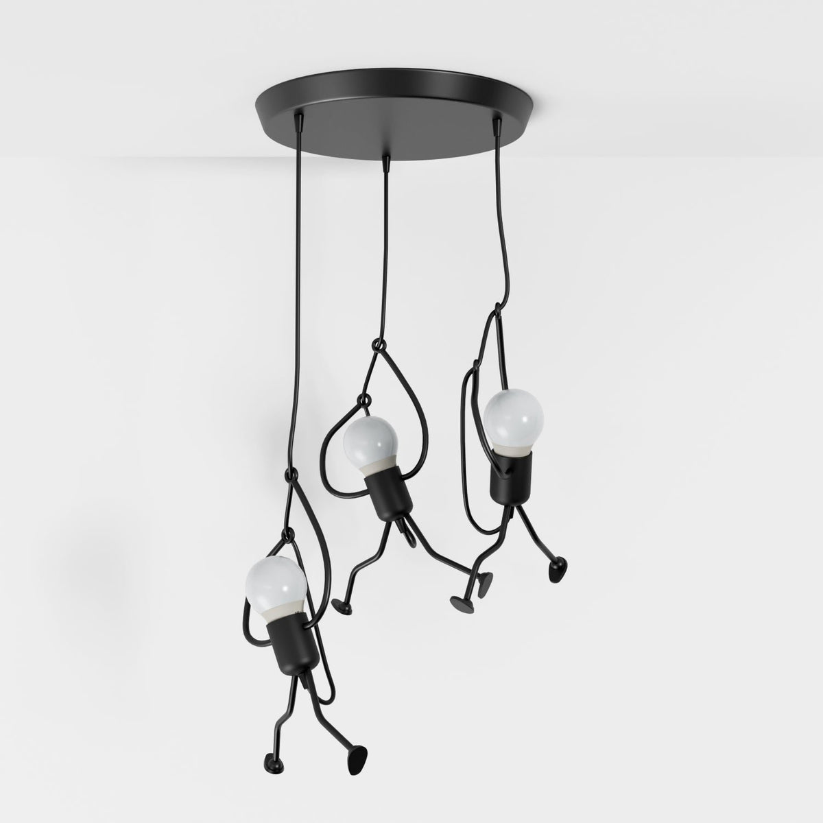 Industrialna Metalowa Lampa Wisząca Zwisająca Czarna Matowa View 13