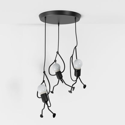 Industrialna Metalowa Lampa Wisząca Zwisająca Czarna Matowa View 13
