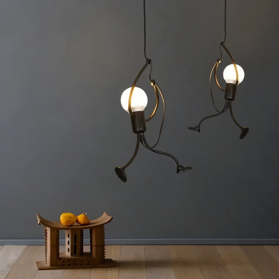 Industrialna Metalowa Lampa Wisząca Zwisająca Czarna Matowa View 14