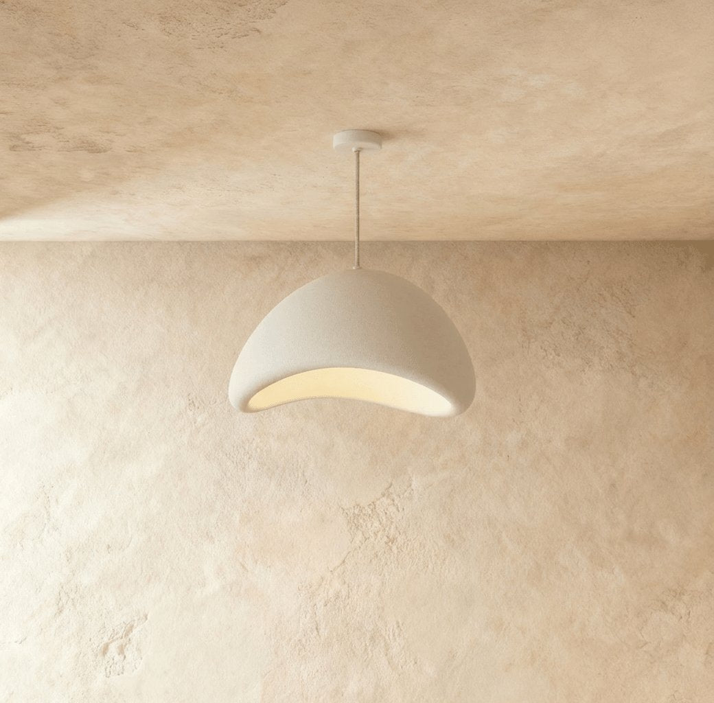 Japońska Lampa Wisząca Ręcznie Robiona Klosz Chmura Detail