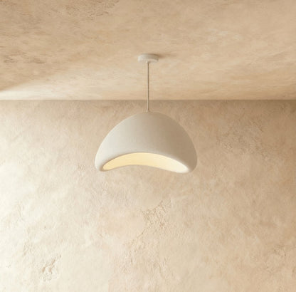 Japońska Lampa Wisząca Ręcznie Robiona Klosz Chmura Detail