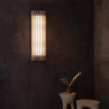 Japońska Orzechowa Wewnętrzna Lampa Ścienna Drewniana View 11