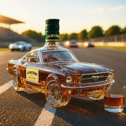 Karafka do whisky w kształcie samochodu Mustang do domowego baru Lifestyle