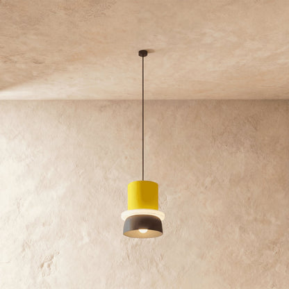 Kolorowa Makaronikowa Lampa Wisząca Dwupoziomowa Side