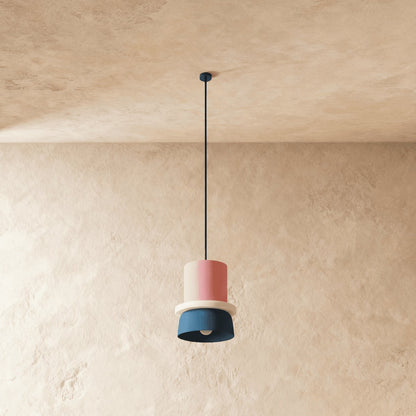 Kolorowa Makaronikowa Lampa Wisząca Dwupoziomowa View 11