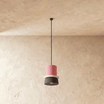 Kolorowa Makaronikowa Lampa Wisząca Dwupoziomowa View 13